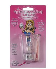 Hang string light up shot glass