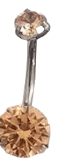 Belly Button (Option: Gold)